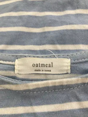 oatmeal/Tシャツ/カットソー/トップス/スカイブルー