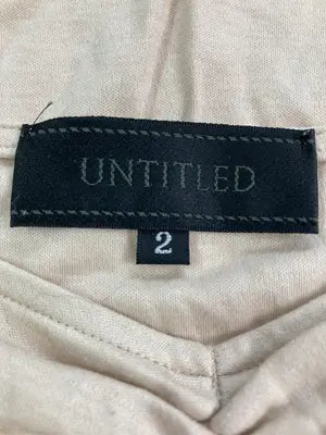 UNTITLED/アンタイトル/Tシャツ/カットソー/トップス/ベージュ/2