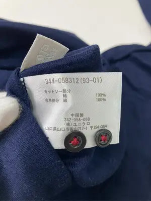 UNIQLO/ユニクロ/ポロシャツ/トップス/ネイビー/XL