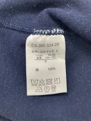 LABEL COLLECTION BASIC/Tシャツ/カットソー/トップス/ネイビー/S