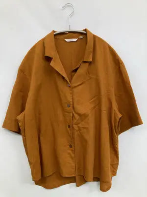 UNIQLO/ユニクロ/シャツ/ブラウス/トップス/ブラウン/L