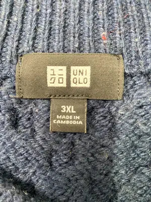 UNIQLO/ユニクロ/ニット/セーター/トップス/ネイビー/3XL