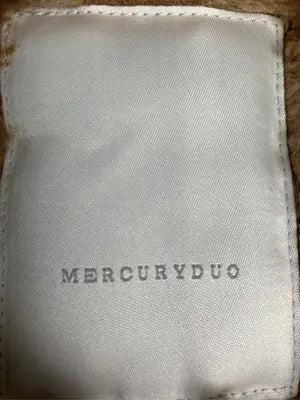 MERCURYDUO/マーキュリーデュオ/ムートンコート/ジャケット/アウター/ベージュ/F