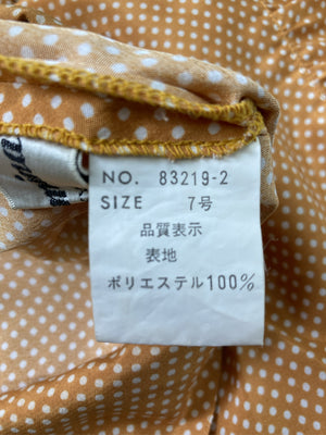 mammina/マミーナ/シャツワンピース/ワンピース/ドレス/オレンジ/7号