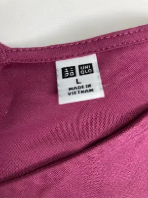 UNIQLO/ユニクロ/ワンピース/ワンピース/ドレス/レッド/L