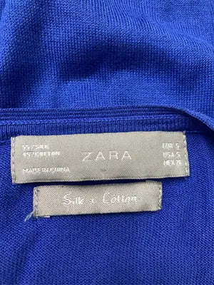 ZARA/ザラ/カーディガン/ボレロ/トップス/ブルー/S