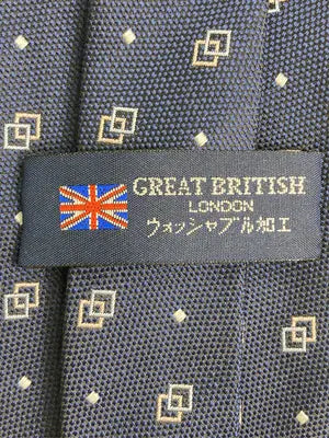 GREAT BRITISH/ネクタイ/ファッション雑貨/ネイビー