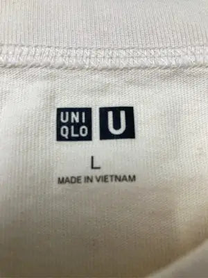 UNIQLO U/ユニクロユー/Tシャツ/カットソー/トップス/ホワイト/L