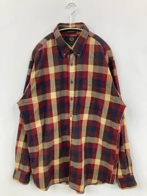 Viyella/シャツ/ブラウス/トップス/レッド/L