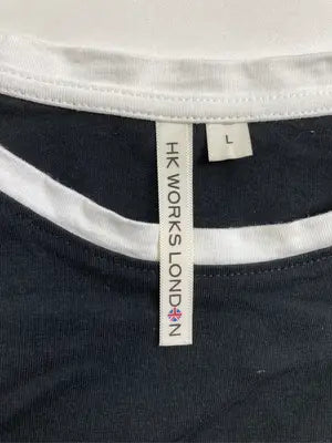 HK WORKS LONDON/エイチケーワークスロンドン/Tシャツ/カットソー/トップス/ブラック/L