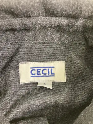 CECIL/シャツ/ブラウス/トップス/ブラック/L