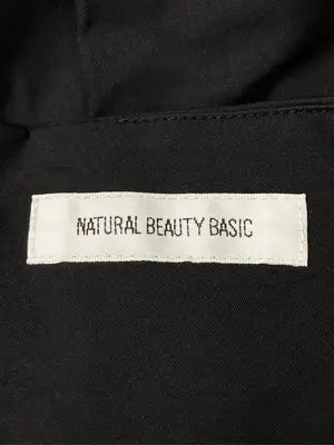 NATURAL BEAUTY BASIC/ナチュラルビューティーベーシック/ロングスカート/スカート/ブラック/M