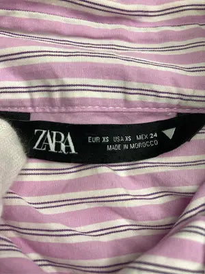 ZARA/ザラ/シャツ/ブラウス/トップス/ピンク/USA XS