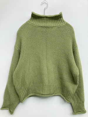 RETRO GIRL/レトロガール/ニット/セーター/トップス/グリーン/F