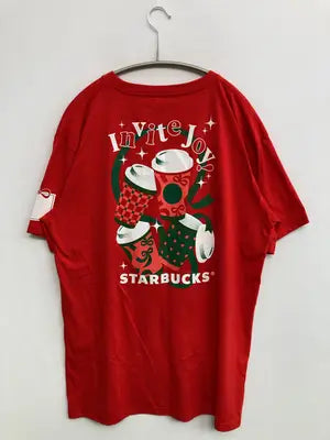 STARBACKS/Tシャツ/カットソー/トップス/レッド/XL