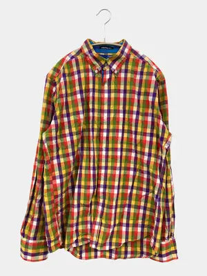 BEAMS/ビームス/シャツ/ブラウス/トップス/レッド/MEDIUM