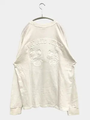 TOM and JERRY/トムアンドジェリー/Tシャツ/カットソー/トップス/ホワイト/L