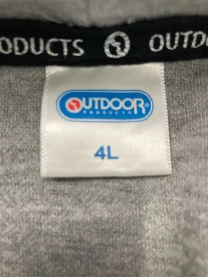 OUTDOOR PRODUCTS/パーカー/トップス/グレー/4L