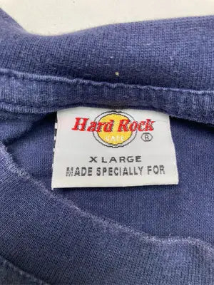 Hard Rock/ハードロック/Tシャツ/カットソー/トップス/ネイビー/X LARGE