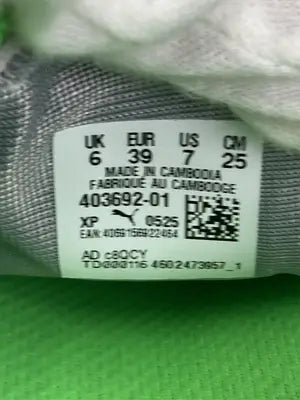 PUMA/プーマ/スニーカー/シューズ/ライトグリーン/25