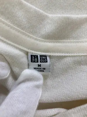 UNIQLO/ユニクロ/Tシャツ/カットソー/トップス/アイボリー/M