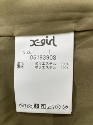 X-GIRL/エックスガール/Tシャツ/カットソー/トップス/ブラウン/1