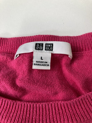UNIQLO/ユニクロ/ニット/セーター/トップス/ピンク/L