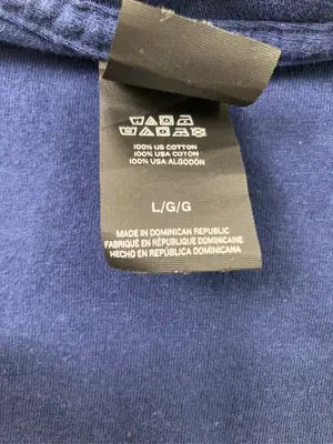Hanes/ヘインズ/Tシャツ/カットソー/トップス/ネイビー/L