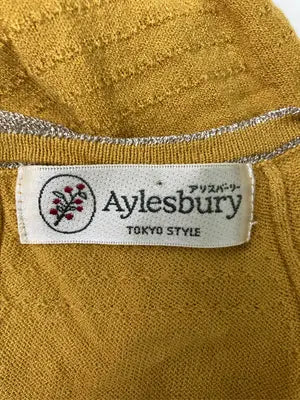Aylesbury/エイルズベリー/ニット/セーター/トップス/イエロー/M