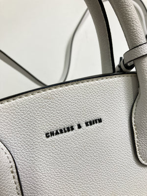 CHARLES & KEITH/チャールズアンドキース/ハンドバッグ/バッグ/ホワイト