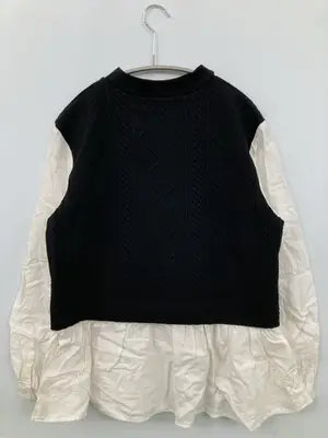 Lutique/ルティーク/Tシャツ/カットソー/トップス/ブラック/M   バスト79～87  身長154～162