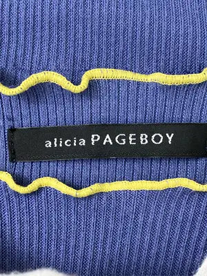 alicia PAGEBOY/アリシアページボーイ/Tシャツ/カットソー/トップス/ブルー/F