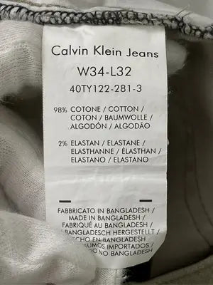 Calvin Klein Jeans/カルバンクラインジーンズ/チノパンツ/パンツ/ベージュ/W34XL32
