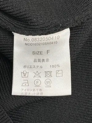 continuer de NICE CLAUP/コンティニューデナイスクラップ/ニット/セーター/トップス/ブラック/F