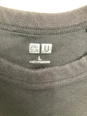 UNIQLO/ユニクロ/Tシャツ/カットソー/トップス/ブラック/L