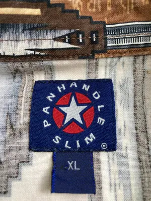 Parhandle Slim/シャツ/ブラウス/トップス/ブラウン/XL