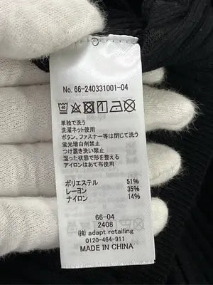adapt retailing/カーディガン/ボレロ/トップス/ブラック/M