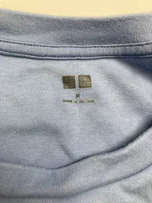 UNIQLO/ユニクロ/Tシャツ/カットソー/トップス/スカイブルー/M