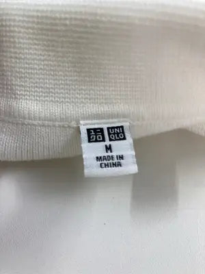 UNIQLO/ユニクロ/ポロシャツ/トップス/ホワイト/M