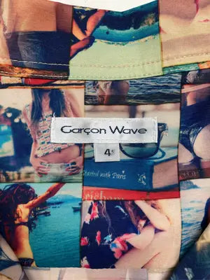 Garcon Wave/シャツ/ブラウス/トップス/オレンジ/4(LL)