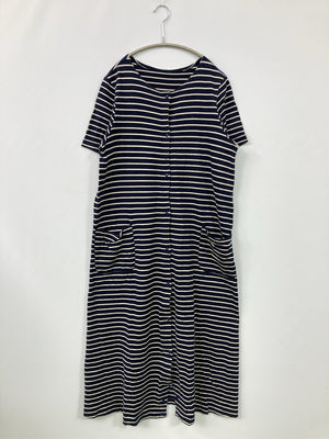 つなぎ/オールインワン/オールインワン・サロペット/ネイビー/L-LL