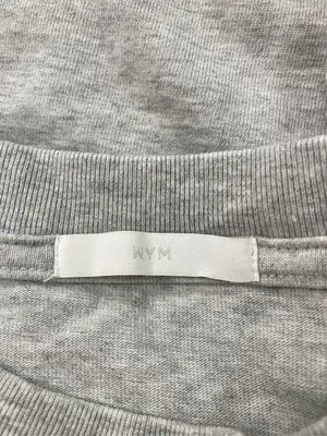 WYM/ウィムバイリドム/Tシャツ/カットソー/トップス/グレー/MEDIUM