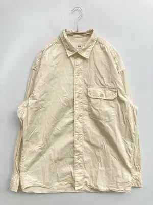 UNIQLO/ユニクロ/シャツ/ブラウス/トップス/アイボリー/L