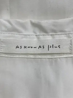 As know as plus/アズノゥアズプラス/シャツ/ブラウス/トップス/ホワイト/F