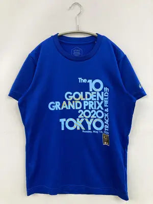 asics/アシックス/Tシャツ/カットソー/トップス/ブルー/S