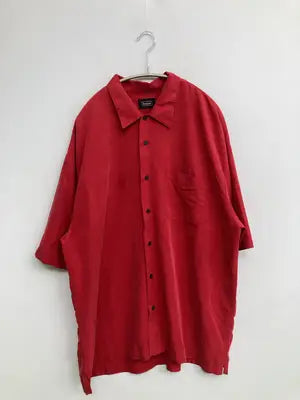 Haggar/ハガー/シャツ/ブラウス/トップス/レッド/XL