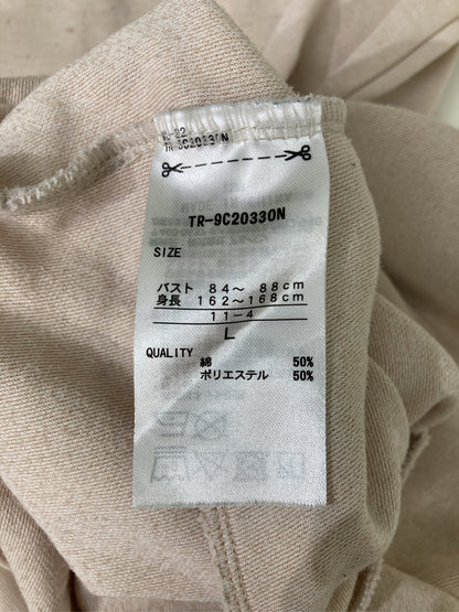 TIGORA/ティゴラ/Tシャツ/カットソー/トップス/ベージュ/L