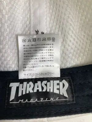 THRASHER/スラッシャー/キャップ/帽子/ホワイト/57-59cm（フリー）