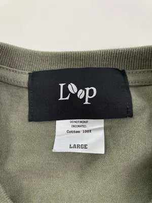 Loop/ループ/Tシャツ/カットソー/トップス/カーキ/L