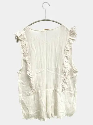 ZARA/ザラ/シャツ/ブラウス/トップス/アイボリー/USA L
